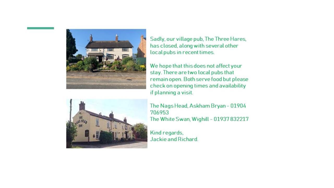 Apartment Two, The Carriage House, Bilbrough, 约克 外观 照片